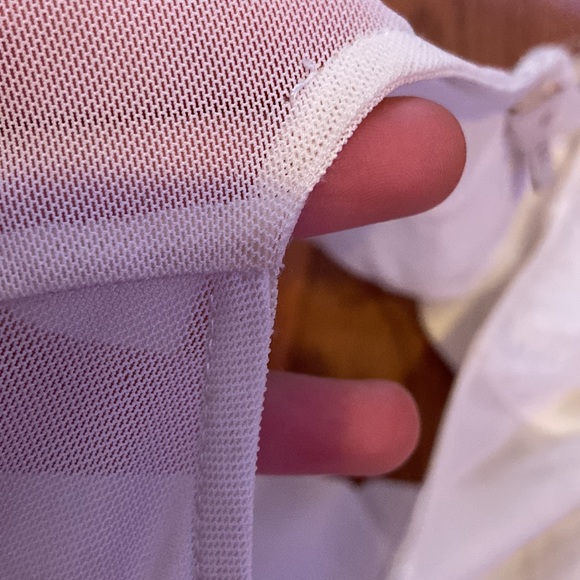 Guess White Lace + Mesh Dress - Picture 7 of 12